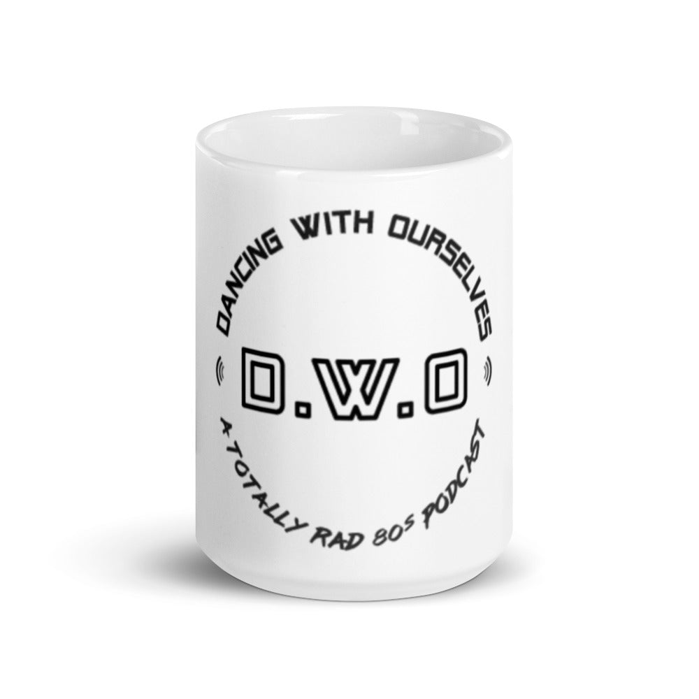 D.W.O White glossy mug